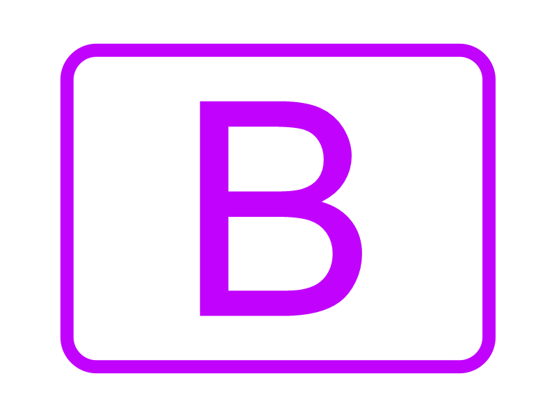 B